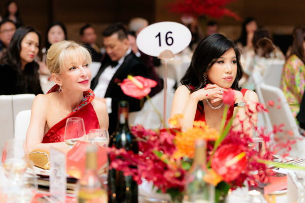 From L-R: Ms Paige Parker and Mrs Elaine Saverin. (Photo: Twist Media)