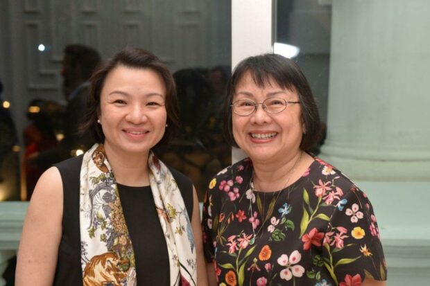 SSO Senior Manager for Programming Kua Li Leng with Dr Margaret Chen, former SSO Ladies' League member and Artistic Director for VCH Organ series