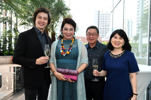 [L-R] Joshua Tan, Kris Tan, Lim Tiang Chuan & Peggy Kek