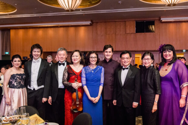 Odile Benjamin, Joshua Tan, Goh Yew Lin, Lynnette Seah, Mrs Heng Swee Keat, Charlie Siem, Minister Heng Swee Keat, Prof. Chan Heng Chee, Alemay Fernandez