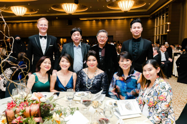 Ms Kris Tan (middle, seated) and guests.