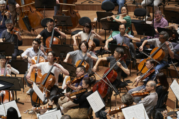 The SSO musicians in rehearsal at the Sydney Opera House.  (Photo: Jay Patel)