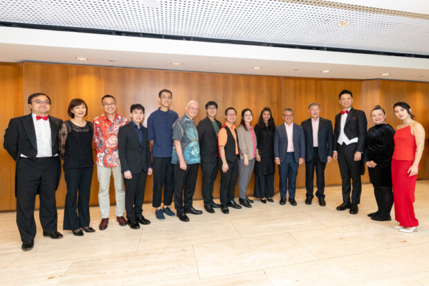 Mr Edwin Tong, Minister for Culture, Community and Youth, and Second Minister for Law, graced the occasion, and met with representatives from SSG as well as performers and composers.