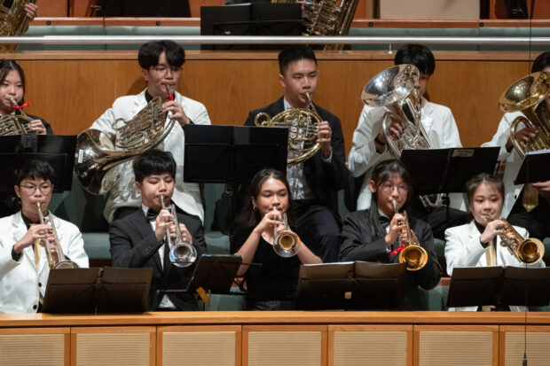 Band students from Bendemeer and Perice Secondary Schools, and SNYO musicians contributed to the musical celebration.