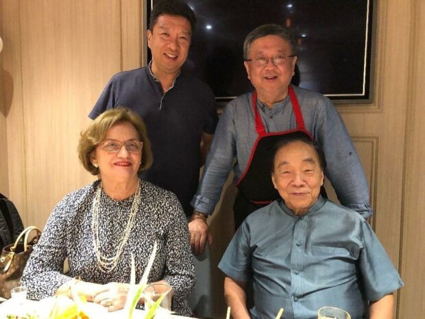 Clockwise from top left: SSO Principal Clarinet Ma Yue, former Principal Basson Zhang Jin Min, Choo Hoey and Mrs Alexandra Choo