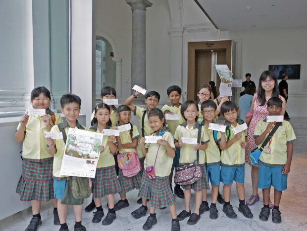 Our Young Symphony Explorers with tickets to their SSO concert.