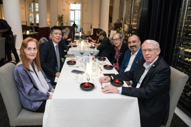 Clockwise from top left: Mr Chng Hak-Peng, Chief Executive Officer, Singapore Symphony Group, Dr Gong Ing San, Organising Committee Chairman and Fundraising Chairman of Foundation of Rotary Clubs Singapore, Mr Dinesh Singh, General Manager of Foundation of Rotary Clubs Singapore, Mr Heinrich Grafe, Marketing &amp; Communications Chairman of Foundation of Rotary Clubs Singapore, Mrs Gabriele Grafe