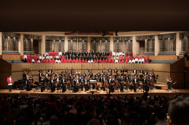 The Singapore Symphony Orchestra joined forces with the Singapore Symphony Chorus in this National Day showcase.