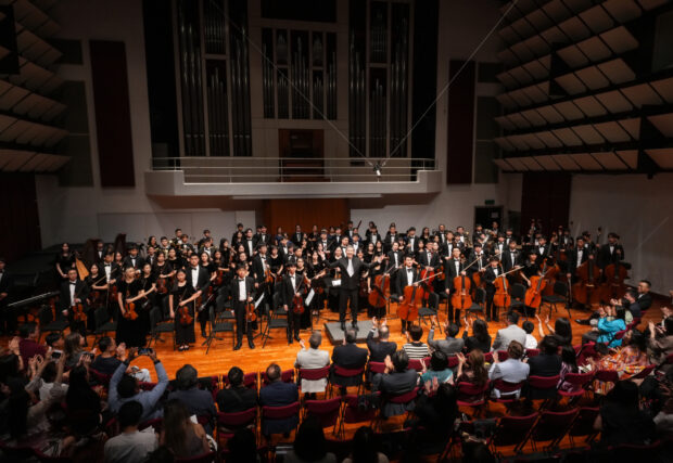 The Singapore National Youth Tour on tour in Hong Kong, at the William Au Concert Hall in The Hong Kong Academy for Performing Arts