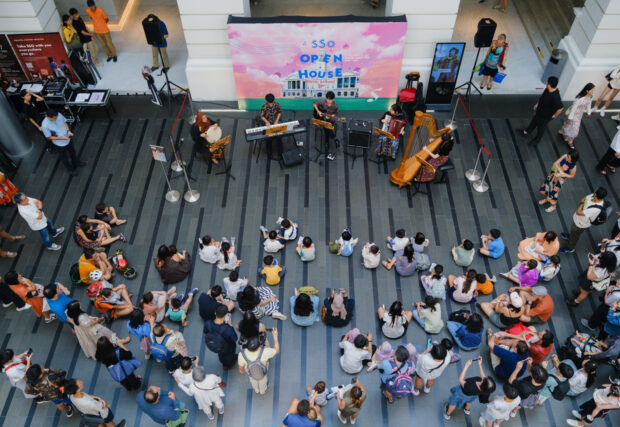 Delighting audiences at the Victoria Concert Hall as part of the SSO Open House
