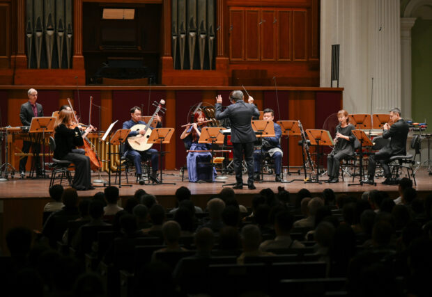 Musicians of the SSO and Ding Yi Music Company bringing together Western and Asian music traditions