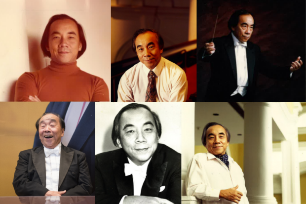 Portraits of Maestro Choo over the years.