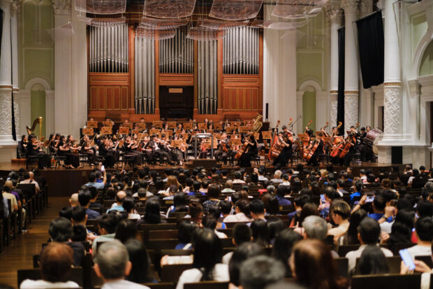 Performance by Singapore National Youth Sinfonia in the Victoria Concert Hall