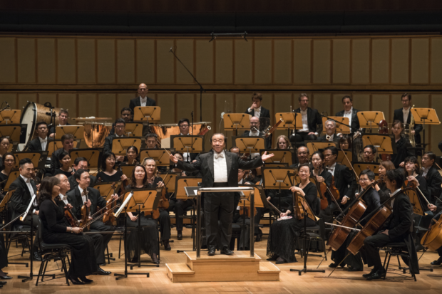 Maestro Choo in his last concert with the SSO in 2019.