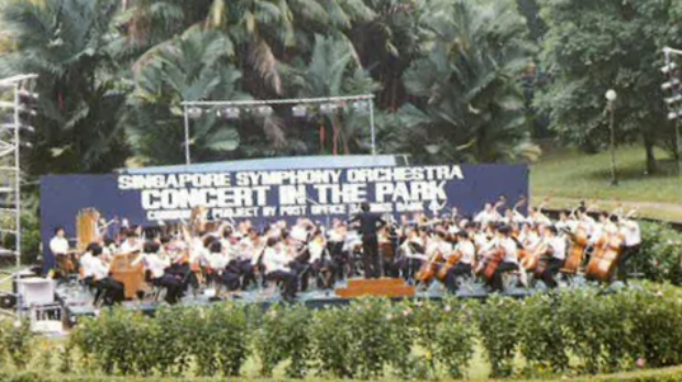SSO Concert in the Park in 1985.