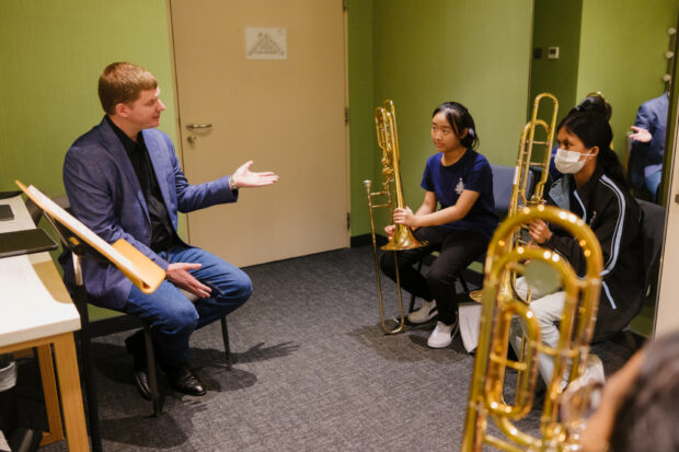 Mentorship session with Trombonist Samuel Armstrong