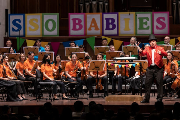 SSO Babies’ Proms returned this year after its hiatus since 2019. Sporting a top hat, Uncle Bill (William Ledbetter) was the presenter of the concert.