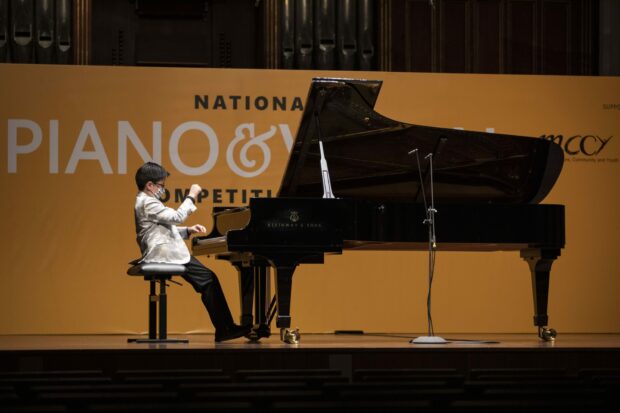 Winner of Piano Junior Finals, Luther Ong Boon Khang