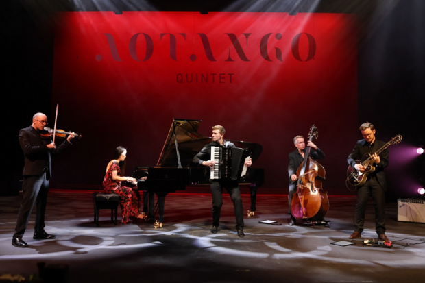 Andrew (leftmost) with Aotango