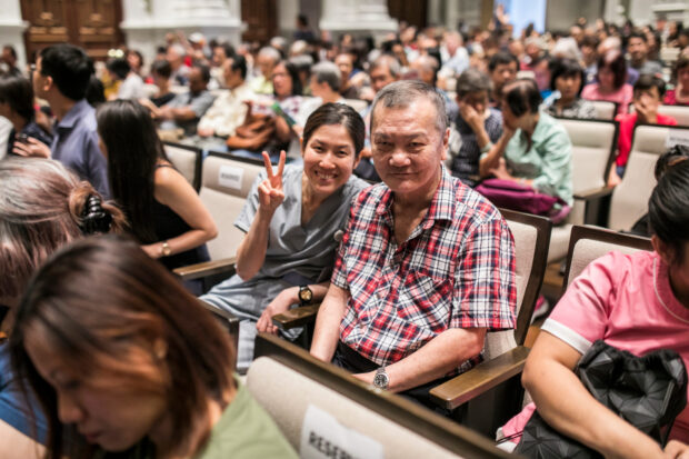 Special guests from Orange Valley Nursing Home attending our VCH Lunchtime Concert. (Photo Credit: Chrisppics+)