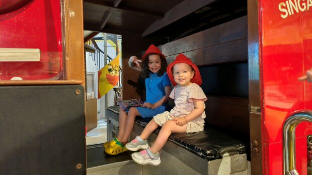 Andrew’s family at the Civil Defence Heritage Gallery