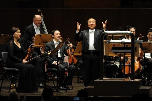 Maestro Choo at SSO’s Bruch Scottish Fantasy concert in August 2015.