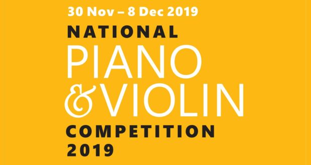 National Piano & Violin Competition 2019: Tickets Now On Sale