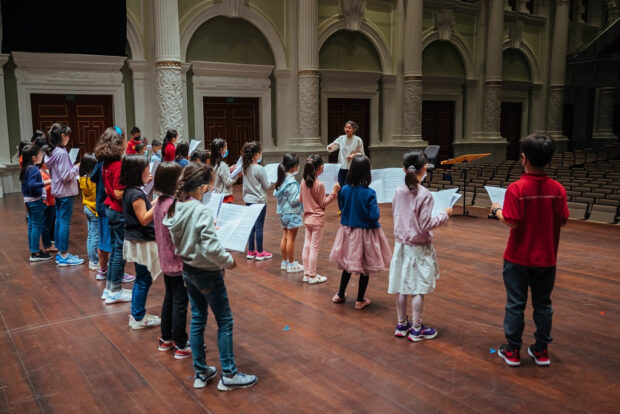 The SSCC Experience is a one-day programme that introduces young participants to choral art.