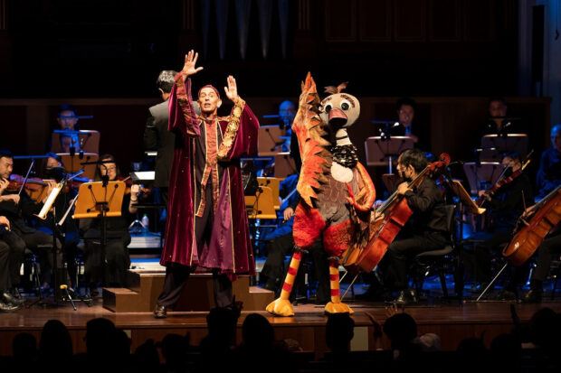 Together, the SSO and Platypus Theatre put on a theatrical and musical show at September’s concert.