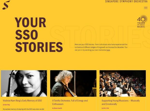 Read stories from artistes, concertgoers and former staff who share their memories and experiences with the orchestra.