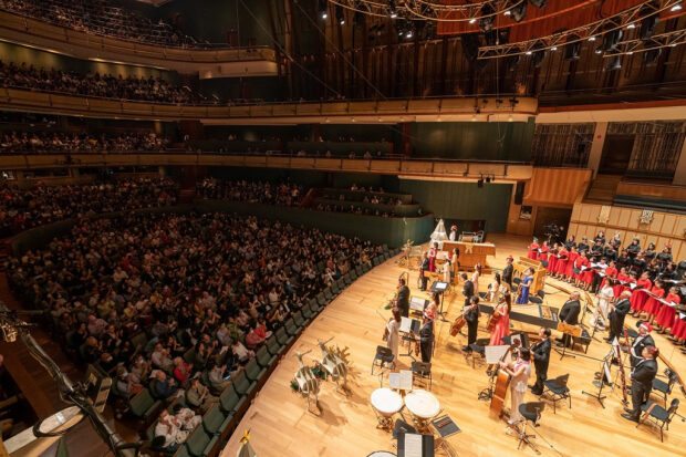 Ringing in the festive cheer with a packed concert hall at SSO Christmas Fundraising Concert in December 2022.