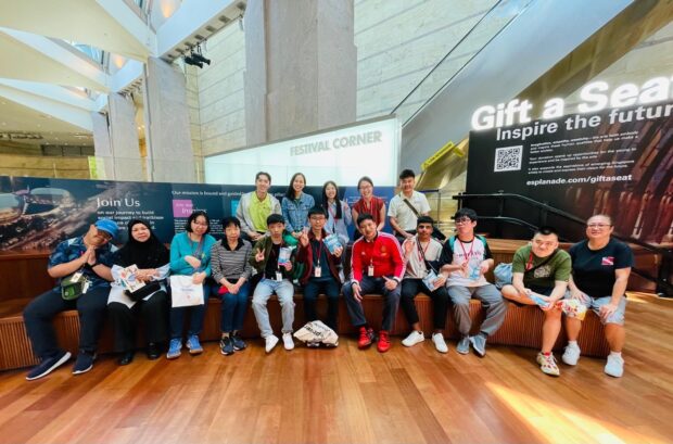 Group photo with our friends from the Enabling Services Hub@Jurong by TOUCH Community Services after our Young Spacefarer’s Guide to the Orchestra concert.