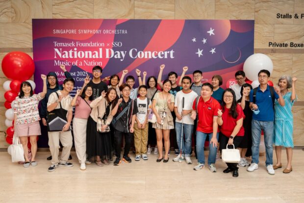 Attendees from The Purple Symphony.