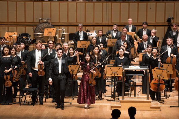 Chloe Chua at her sold out concerts on 21 and 22 August 2025 at the Esplanade Concert Hall, performing Tchaikovsky’s Violin Concerto.