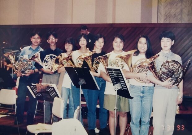 SYO horn section with Kumamoto Youth Orchestra horn section